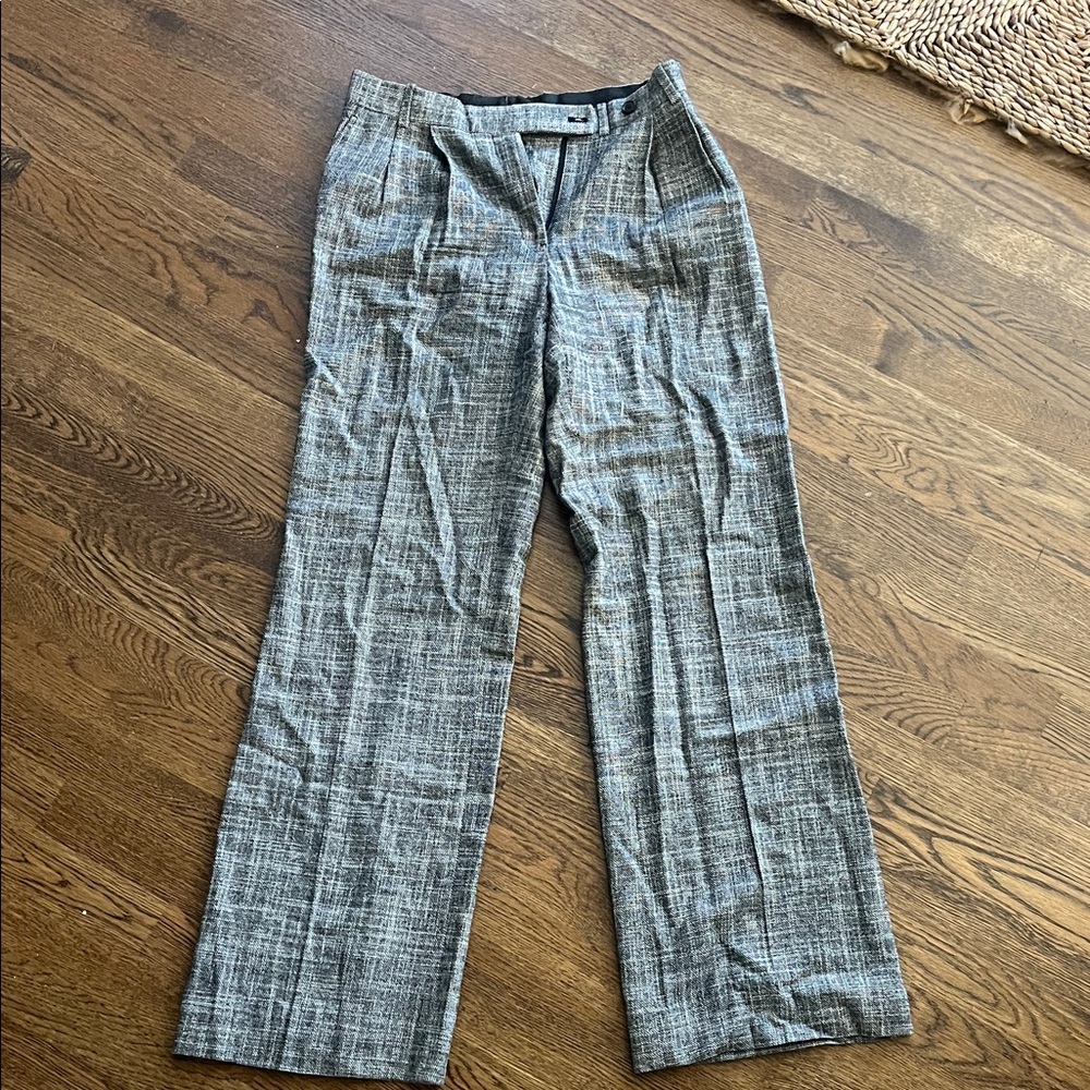 Billy Reid Charcoal Patterned Trousers